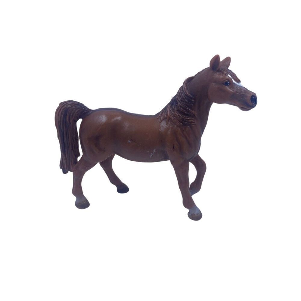 2001 Schleich Walking Chestnut Mare Brown Horse 4" Figure Vintage